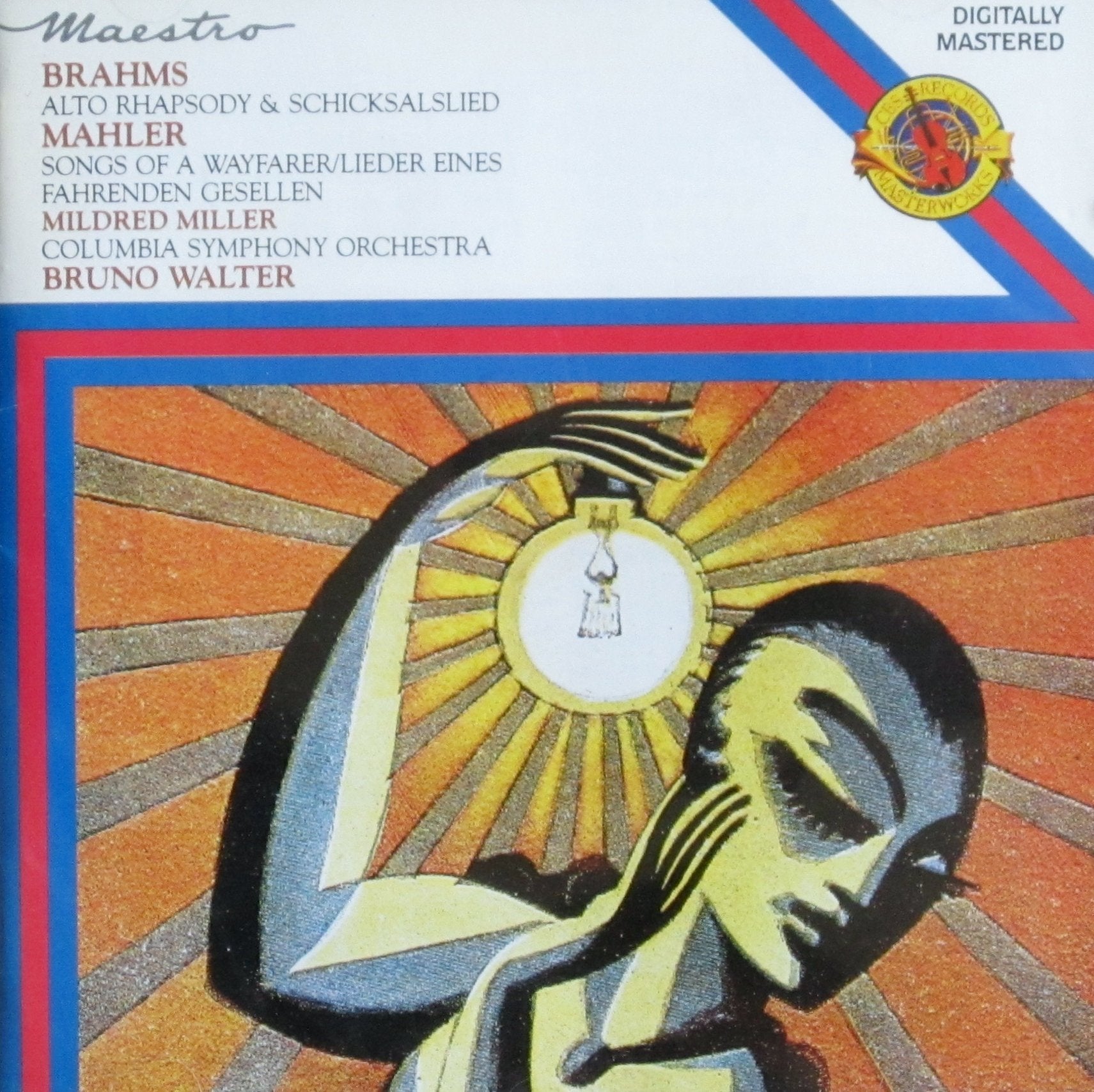 Cd - Brahms: Alto Rhapsody & Schicksalslied / Mahler: Lieder eines fahrenden Gesellen Walter