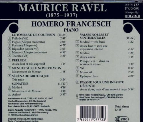 Tombeau de Couperin/Valses/+