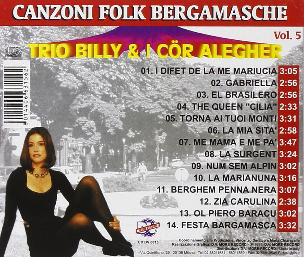 Canzoni E Folk Bergamasco Vol.5