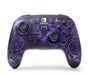 PowerA Enhanced Wireless Controller for Nintendo Switch with Lumectra - Galactic Vortex, RGB lighting reveals a hidden galaxy design, rechargeable battery, motion controls, officially licensed