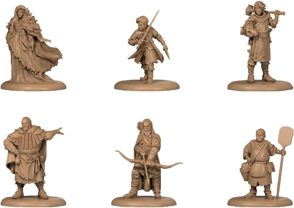 CMON, A Song of Ice & Fire - Brotherhood Heroes I (Heroes of the Brotherhood without Banner I), Expansion, Tabletop, 2 Players, Ages 14+, 45-60 Minutes, German