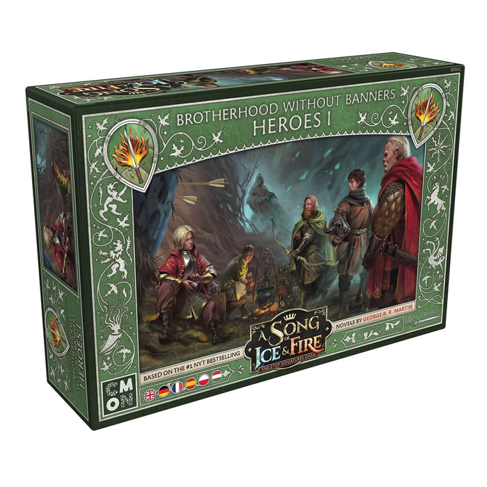 CMON, A Song of Ice & Fire - Brotherhood Heroes I (Heroes of the Brotherhood without Banner I), Expansion, Tabletop, 2 Players, Ages 14+, 45-60 Minutes, German
