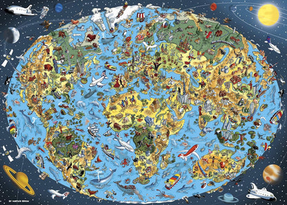 Our Great Planet Puzzle (1000 Pieces)