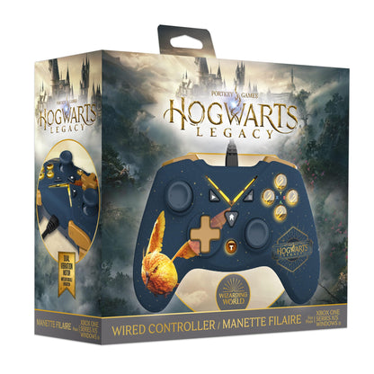 Freaks and Geeks Harry Potter Hogwarts Legacy Golden Snidget PC/XBOX kabel controller blauw