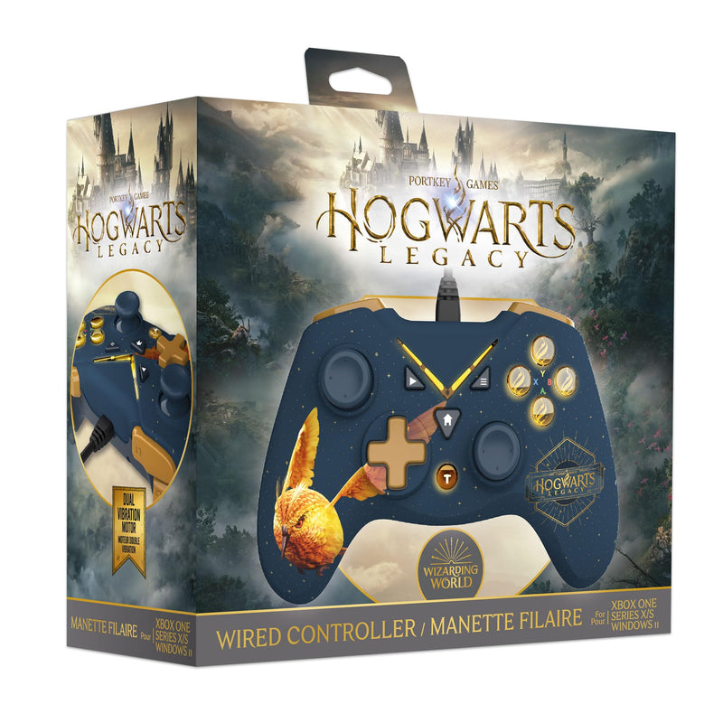 Freaks and Geeks Harry Potter Hogwarts Legacy Golden Snidget PC/XBOX kabel controller blauw