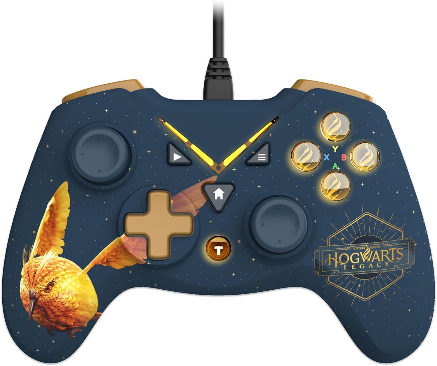 Freaks and Geeks Harry Potter Hogwarts Legacy Golden Snidget PC/XBOX kabel controller blauw