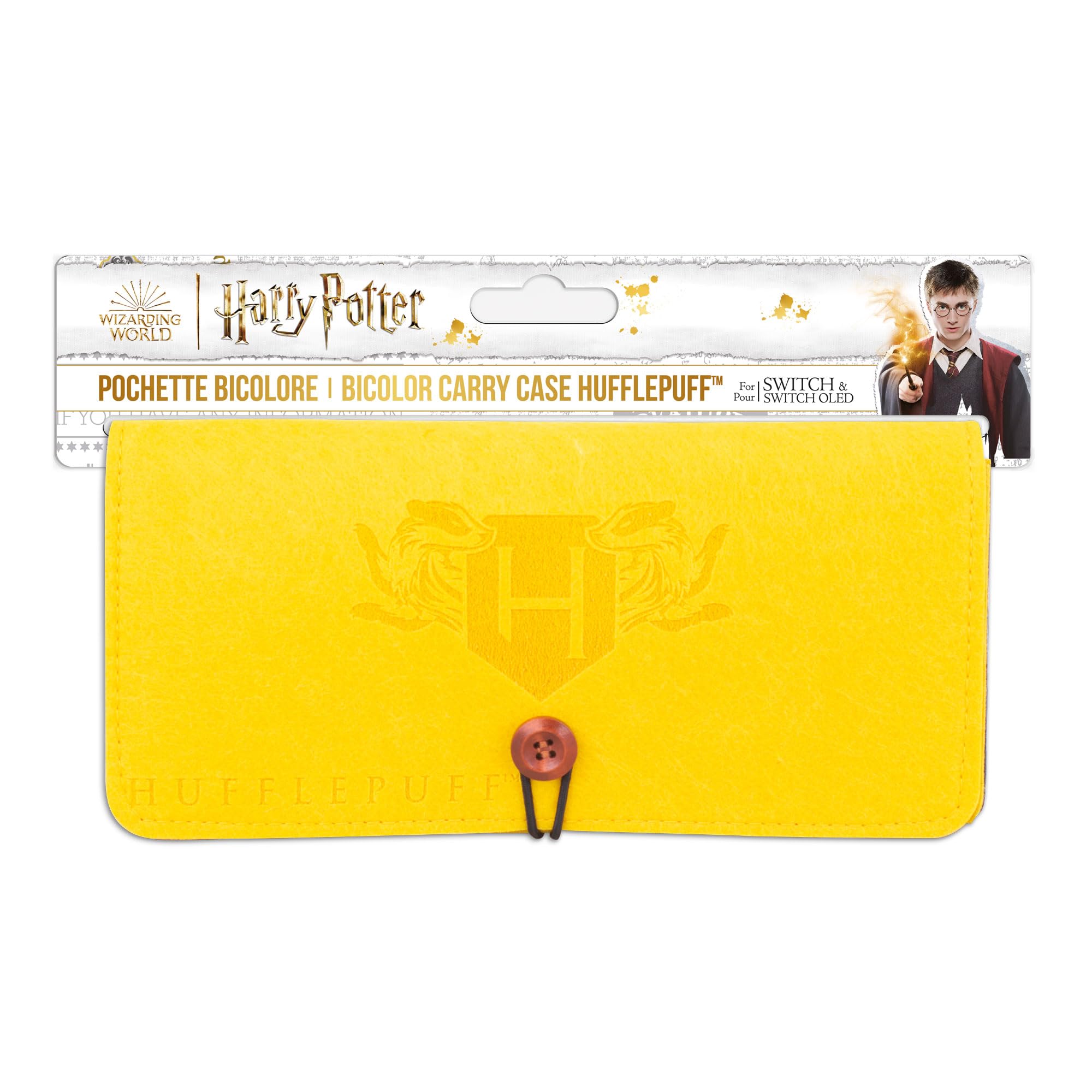 Harry Potter - Felt Pocket For Switch Hufflepuff