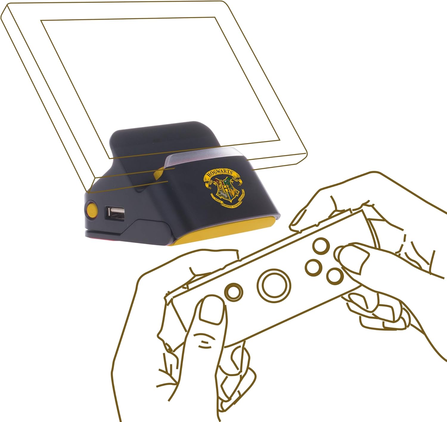 Freaks and Geeks Harry Potter Hogwarts Crest Nintendo Switch Docking Station