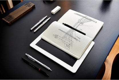 rOtring 800 Mechanical Pencil | HB 0.7 mm | Black Metal Barrel