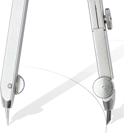 STAEDTLER 552 01 Mars Comfort Quick-Setting Compass with Push-Button, Universal Adapter and Lead Box (350 mm Diameter)
