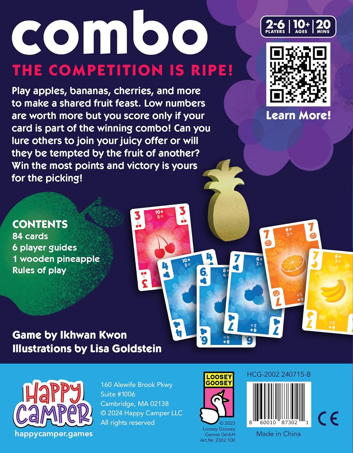 Happy Camper - Combo Game - A Most Tempting Card Game | Quick to Learn, Easy to Teach | Super Portable | Perfect for Family Game Night | 2-6 Players, Ages 10+