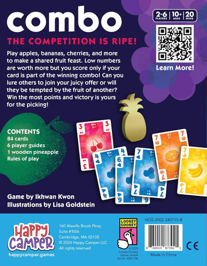 Happy Camper - Combo Game - A Most Tempting Card Game | Quick to Learn, Easy to Teach | Super Portable | Perfect for Family Game Night | 2-6 Players, Ages 10+