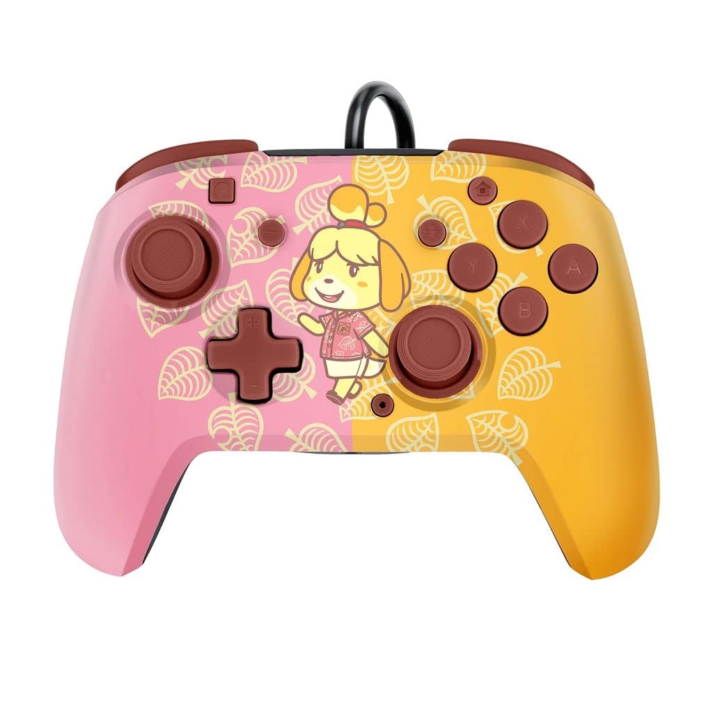 PDP Switch Rematch Wired controller ISABELLE Officially Licensed by Nintendo - Customizable buttons, sticks, triggers, and paddles - Ergonomic Controllers
