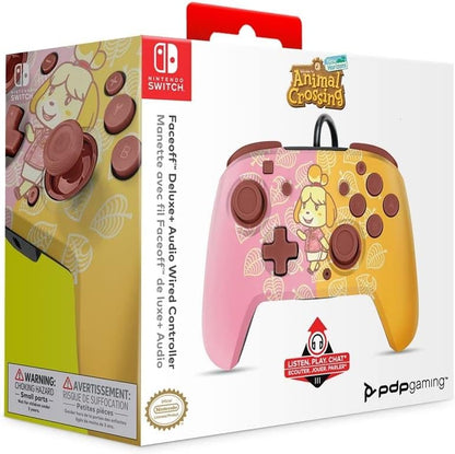 PDP Switch Rematch Wired controller ISABELLE Officially Licensed by Nintendo - Customizable buttons, sticks, triggers, and paddles - Ergonomic Controllers