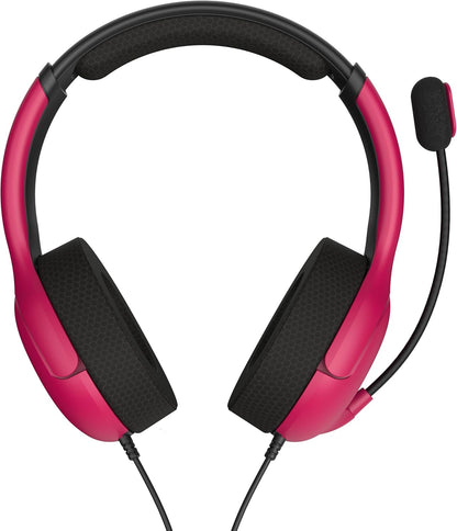 PDP AIRLITE Wired Headset Red With Noise Cancelling Microphone For SONY PLAYSTATION PS5 - PS4, Officially Licensed