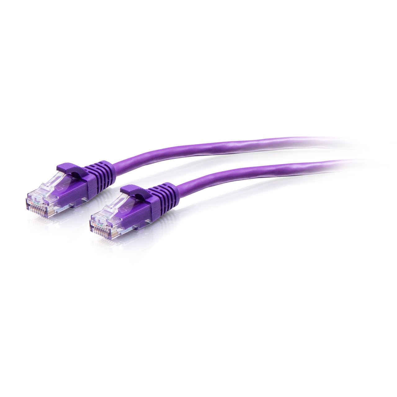 C2G 2.1M (7Foot) CAT6A Extra Flexible Slim Ethernet Cable, Ideal for use with Router, Modem, Internet,Wifi boxes, Xbox, PS5, Smart TV, SKY Q, IP Camera. Delivering Ultra Fast Internet Speeds. PURPLE Purple 7 Foot