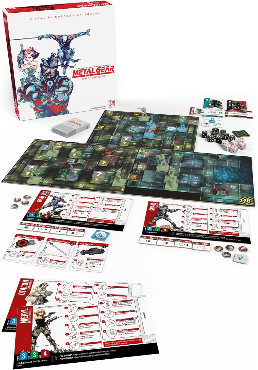 CMON | Metal Gear Solid | Board Game | Ages 14+ | 1-4 Players | 60-90 Minutes Playing Time