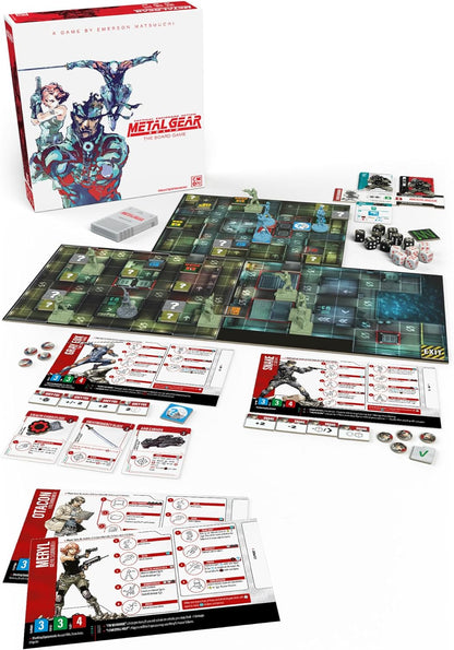CMON | Metal Gear Solid | Board Game | Ages 14+ | 1-4 Players | 60-90 Minutes Playing Time
