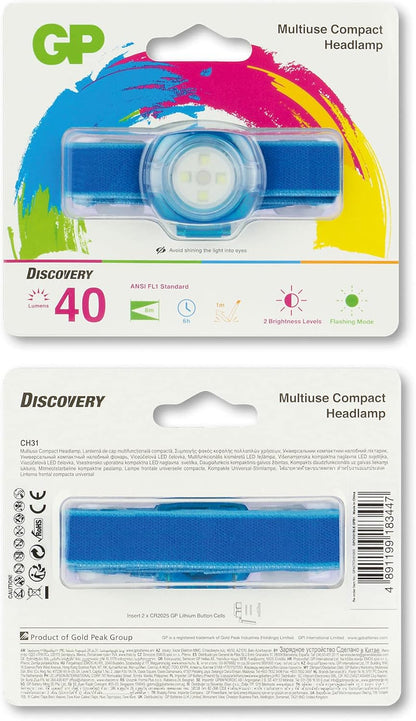 Gp - Discovery Multi-Usage Headlamp, Ch31, 40 Lumens