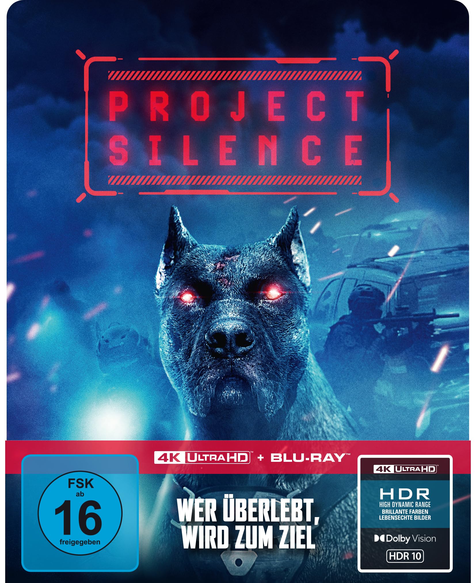 Project Silence Limited Edition 4K UHD Steelbook - German Import