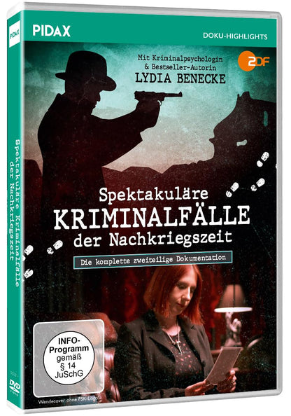 Spektakuläre Kriminalfälle der Nachkriegszeit / Die komplette 2-teilige Dokumentation mit Kriminalpsychologin und Bestseller-Autorin Lydia Benecke (Pidax Doku-Highlights