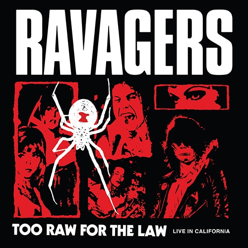Too Raw For The Law (Red/White Splatter)
