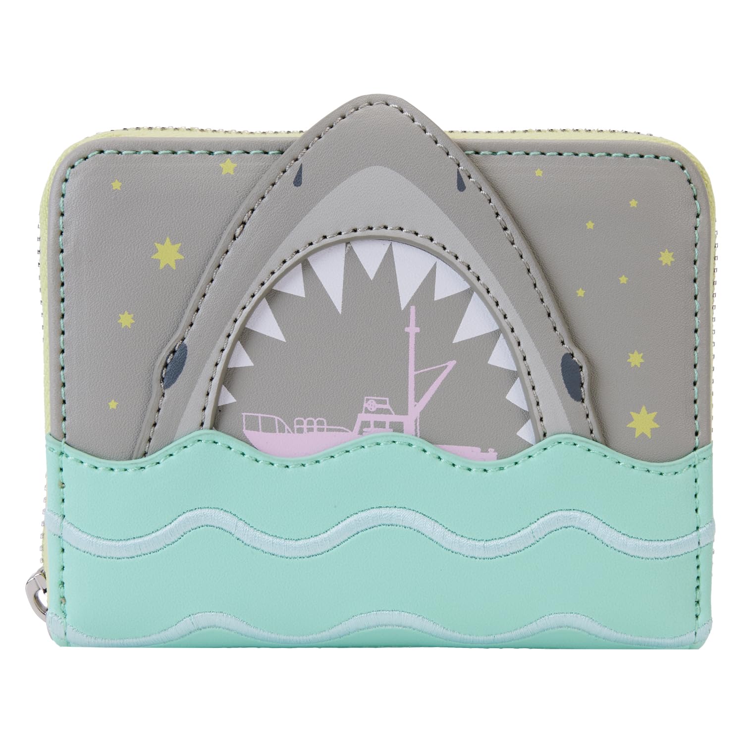 Loungefly Jaws Zip Around Wallet, Multicolor, Zip Around Wallet