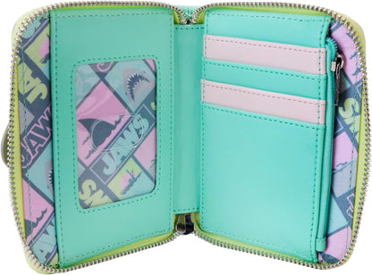Loungefly Jaws Zip Around Wallet, Multicolor, Zip Around Wallet