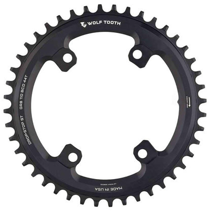 Wolf Tooth 110 BCD Asymmetric 4-Bolt Chainring for GRX Cranks Drop-Stop ST
