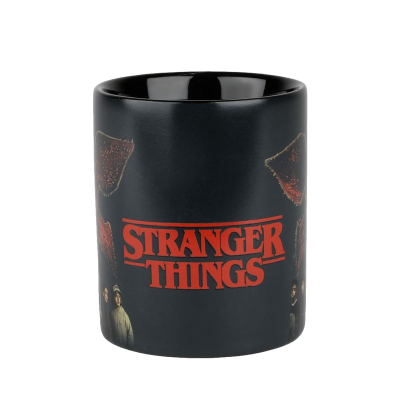 Konix Stranger Things Team vs Demogorgon Heat Active Mug - Black - 320ml