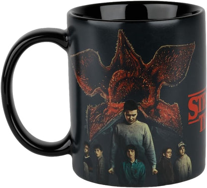 Konix Stranger Things Team vs Demogorgon Heat Active Mug - Black - 320ml