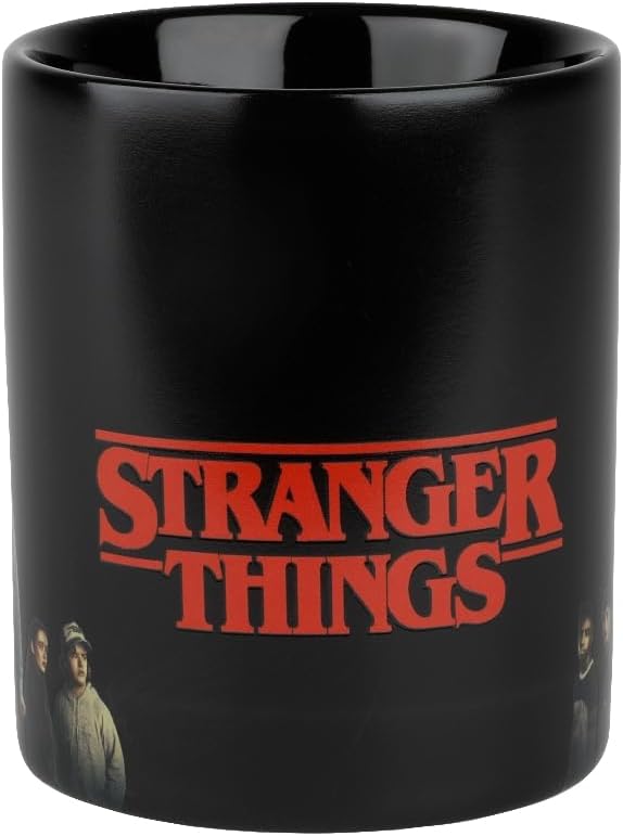 Konix Stranger Things Team vs Demogorgon Heat Active Mug - Black - 320ml