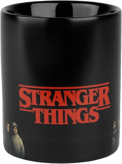 Konix Stranger Things Team vs Demogorgon Heat Active Mug - Black - 320ml