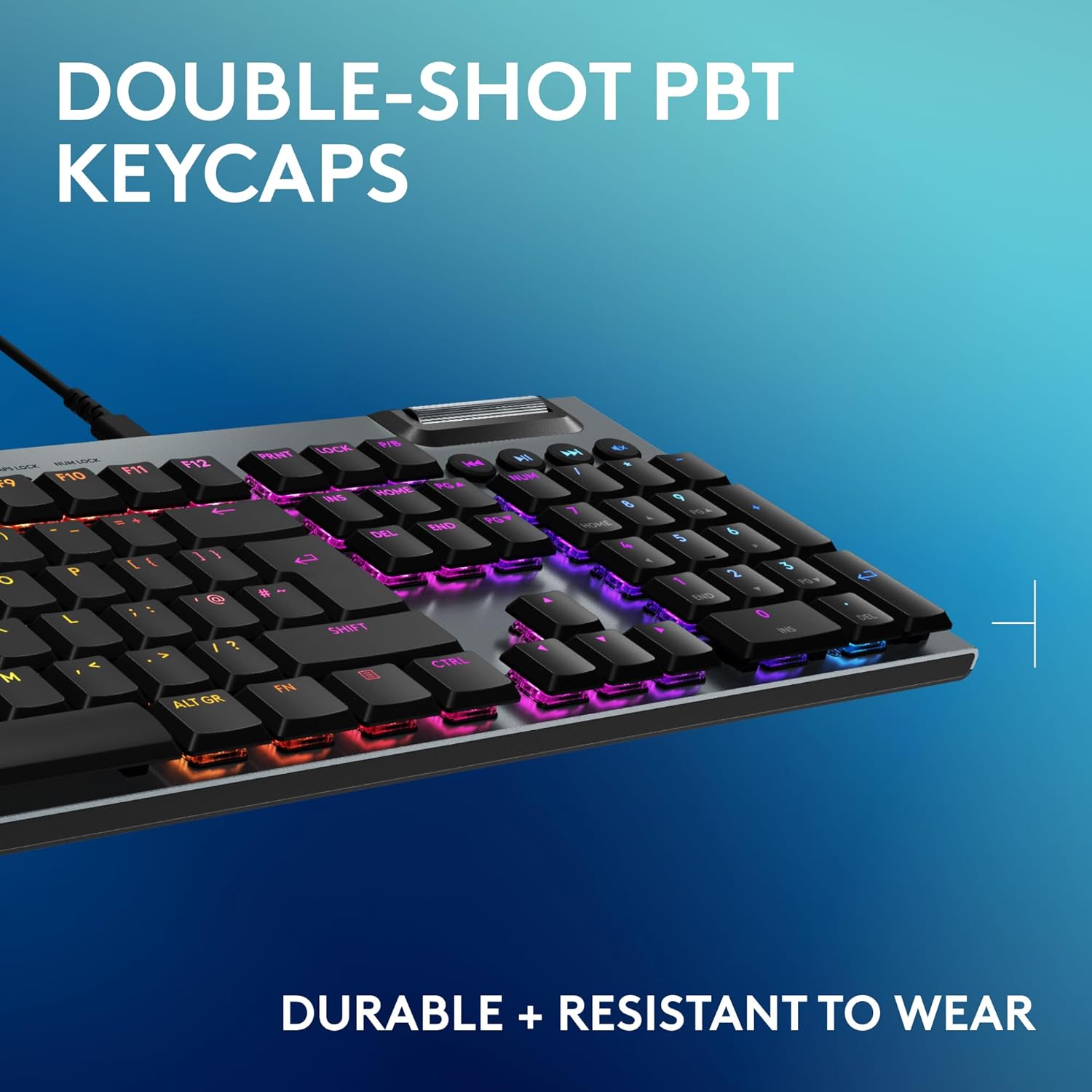 G915 Low Profile Wired Keyboard - BLACK