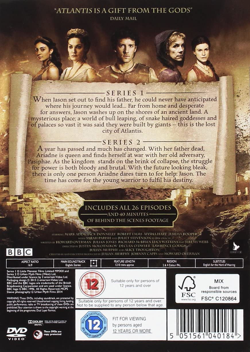 Atlantis - Series 1-2 Complete