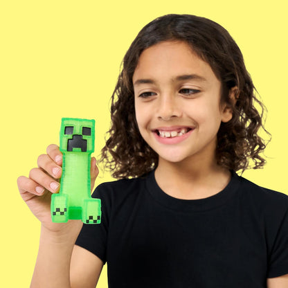 Heroes of Goo Jit Zu Minecraft Stretchy Characters, Creeper, Super Crunchy Goo Filling With Hidden Gunpowder Piece Inside
