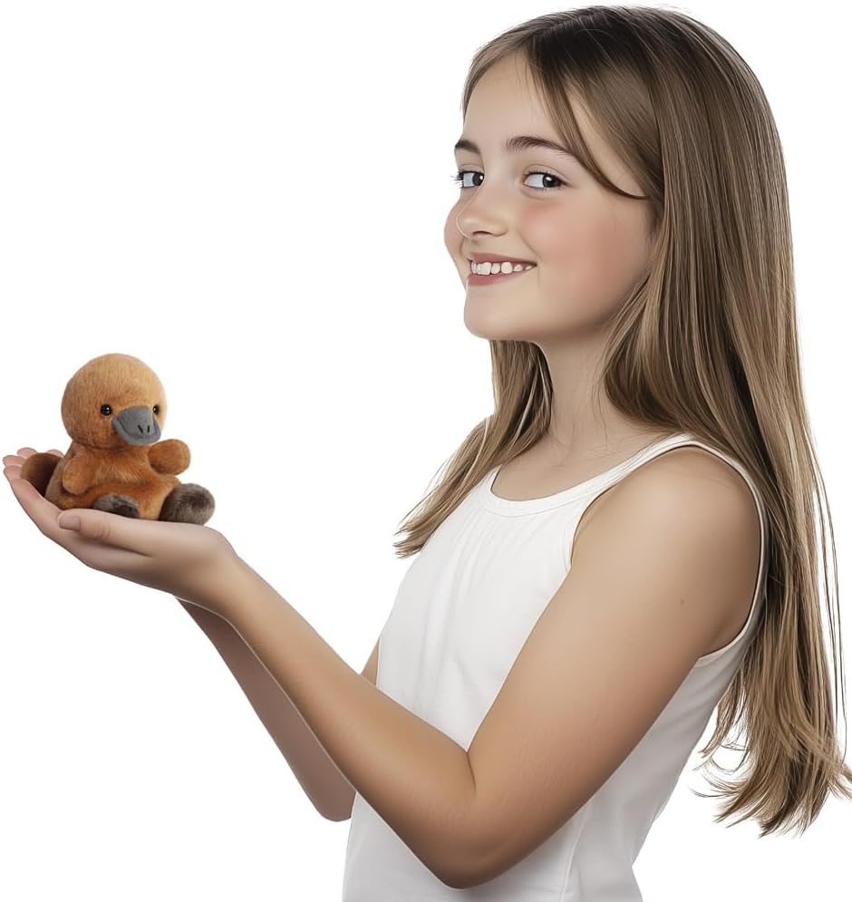 Aurora, 33678, Palm Pals Patty Platypus 5In, Soft Toy, Brown