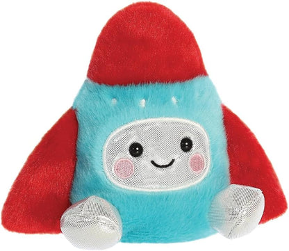 Aurora, 33780, Palm Pals Mars Rocket Ship 5In, Soft Toy, Blue & Red