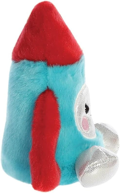Aurora, 33780, Palm Pals Mars Rocket Ship 5In, Soft Toy, Blue & Red