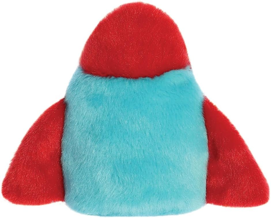 Aurora, 33780, Palm Pals Mars Rocket Ship 5In, Soft Toy, Blue & Red