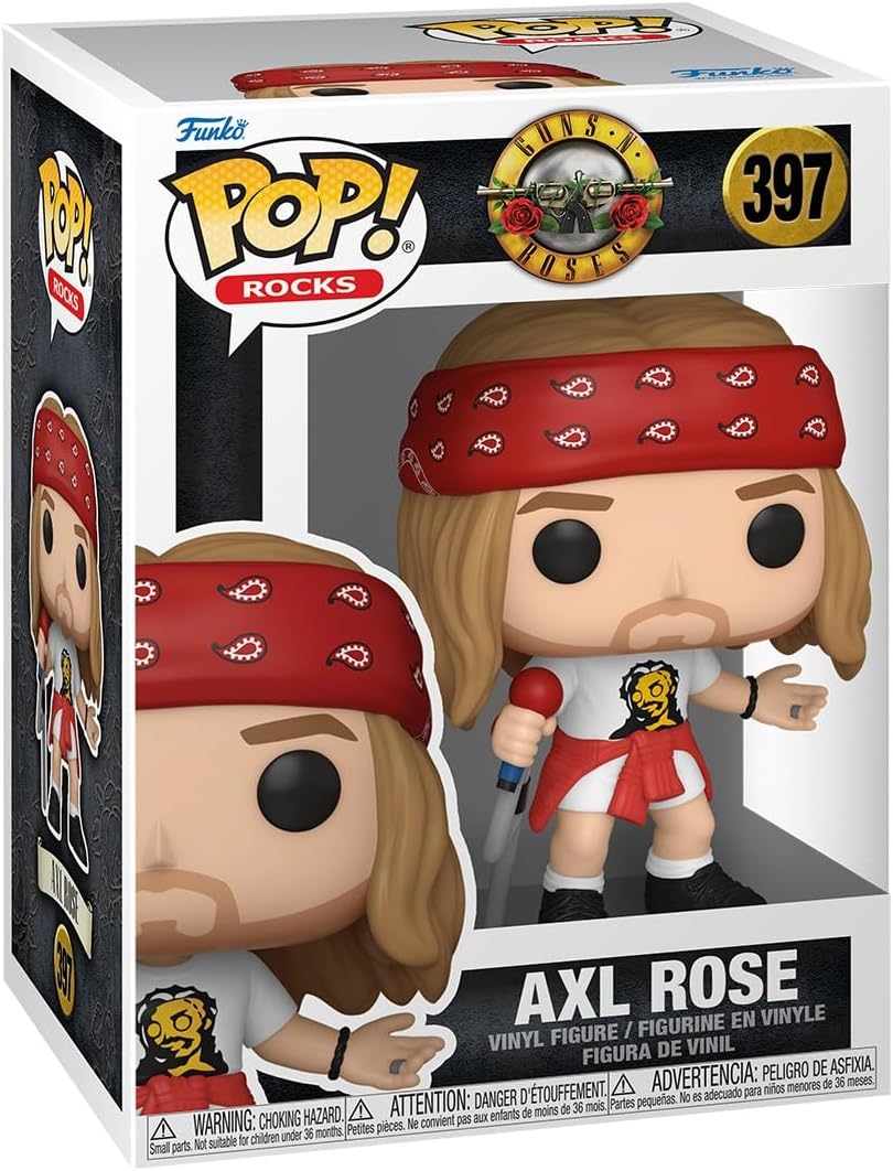 Funko Pop! Rocks: Guns N' Roses - Axl Rose (1992) with Chase (Styles May Vary