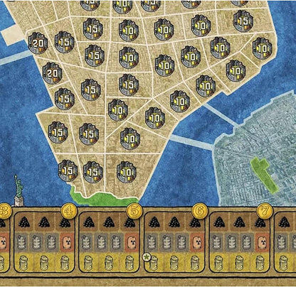 Rio Grande Games: Power Grid Bremen/Manhattan -Strategy Board Game, Electric Power Companies Competition, Economic Development, Ages 14+, 2-6 Players