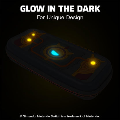 PDP Travel Case Plus GLOW for Nintendo Switch/Switch Lite/Switch OLED: Legend of Zelda Tears of the Kingdom Purah Pad 3D