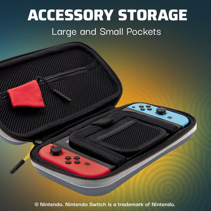 PDP Travel Case Plus GLOW for Nintendo Switch/Switch Lite/Switch OLED: Legend of Zelda Tears of the Kingdom Purah Pad 3D