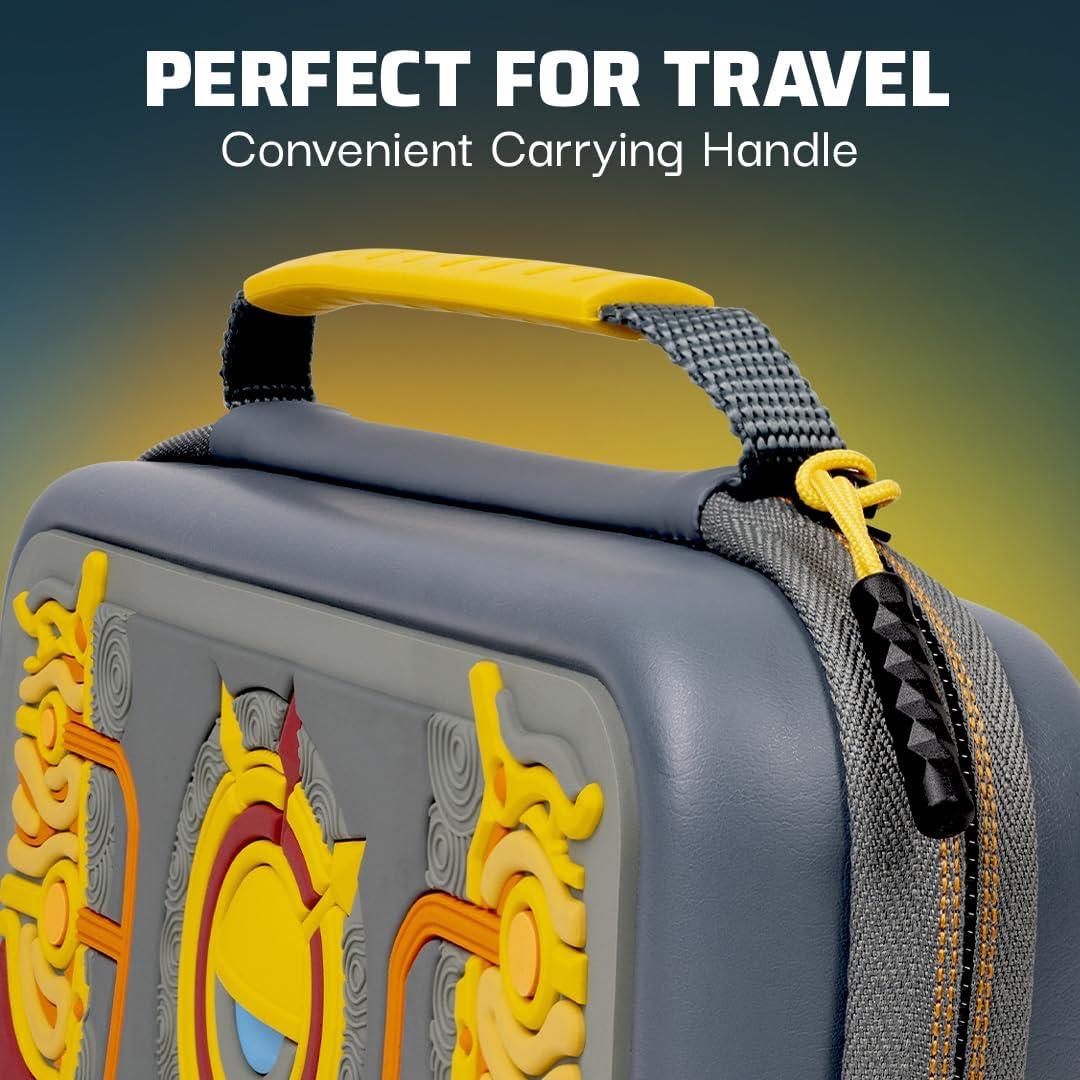 PDP Travel Case Plus GLOW for Nintendo Switch/Switch Lite/Switch OLED: Legend of Zelda Tears of the Kingdom Purah Pad 3D