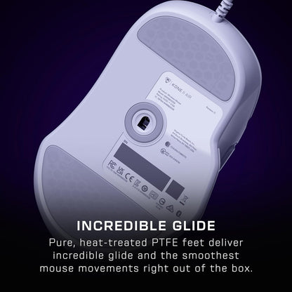 Turtle Beach Kone II – Draadloze Ergonomische RGB-Gamingmuis, Optische Sensor van 26K DPI, 23 Aanpasbare Invoerfuncties, 4D-Scrolwiel, Glijvakken van puur PTFE - Arctic White