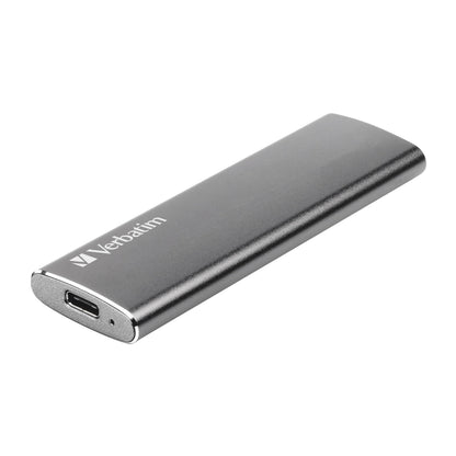 Verbatim Vx500 Externe SSD Harde Schijf 1TB Draagbare Solid State Drive USB 3.2 Gen 2 Externe Drive voor Mac, PC, Smartphone & Game Console, Space Grey