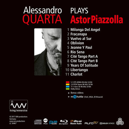 Alessandro Quarta - Plays Astor Piazzolla