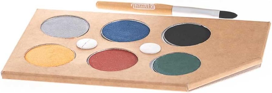 NAMAKI Schminkset, 6-Farben, Intergalaktische Welten, zertifizierte Naturkosmetik