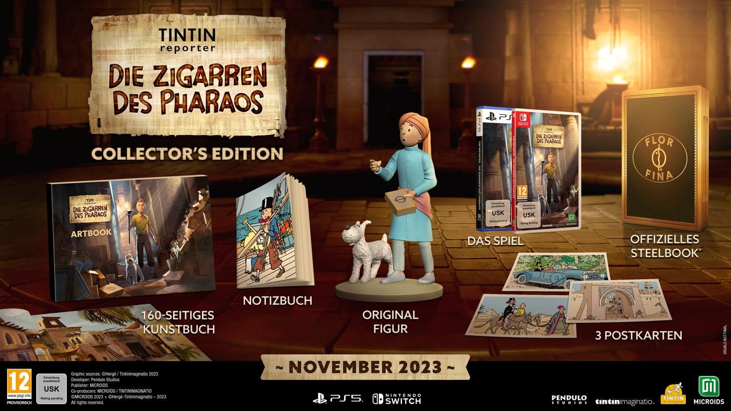 Tintin Reporter Cigars Of The Pharaoh (Collector Edition)